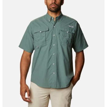 Columbia Overhemd Heren, PFG Bahama II Short Sleeve Groen, 51LVGUHNI